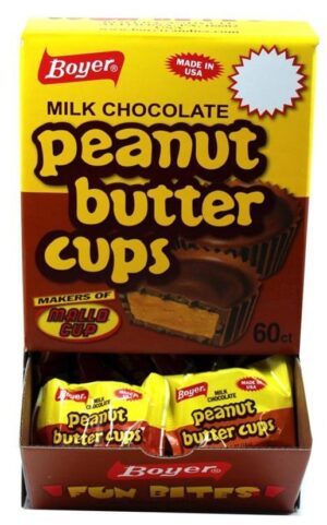 Boyer Milk Chocolate Peanut Butter Cups Bites Changemaker 60ct